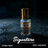 Signature Attar Perfume Oil by Shahzain Perfumery – Long Lasting Fragrance for Men & Women | Alcohol-Free Premium Attar | Strong & Lasting Scent